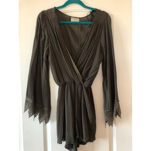 Olive Green Romper
